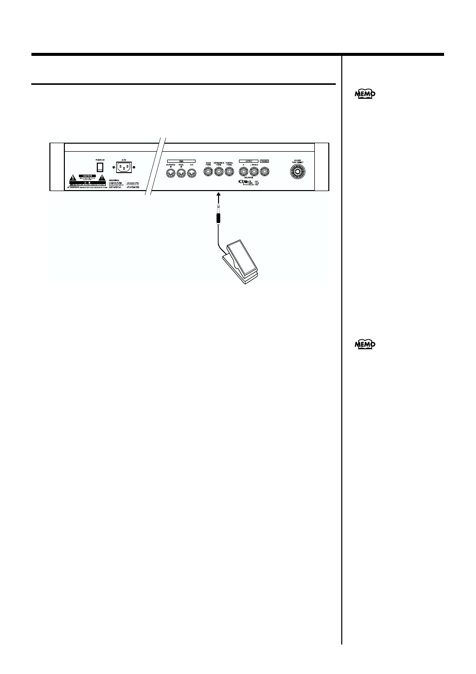 Using the expression pedal, Using the active expression function | Roland VK-8 User Manual | Page 39 / 84