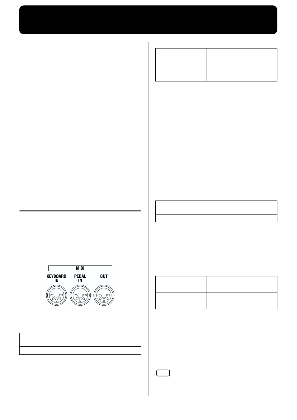 Connecting the vk-8 to external devices, Playing the vk-8 from an external midi device, P. 58 | Roland VK-8 User Manual | Page 58 / 84