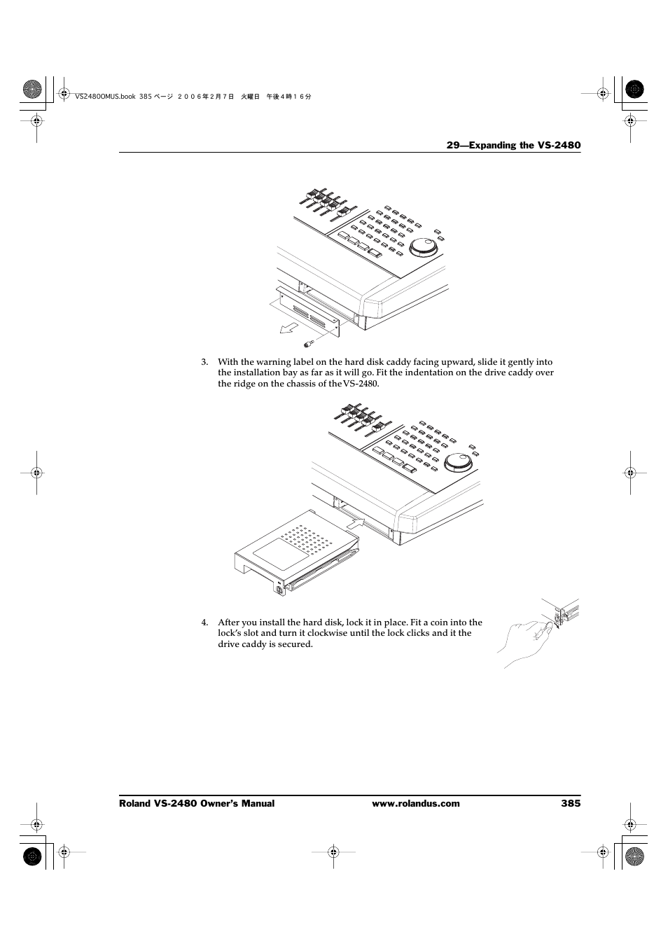 Roland VS-2480 User Manual | Page 385 / 452