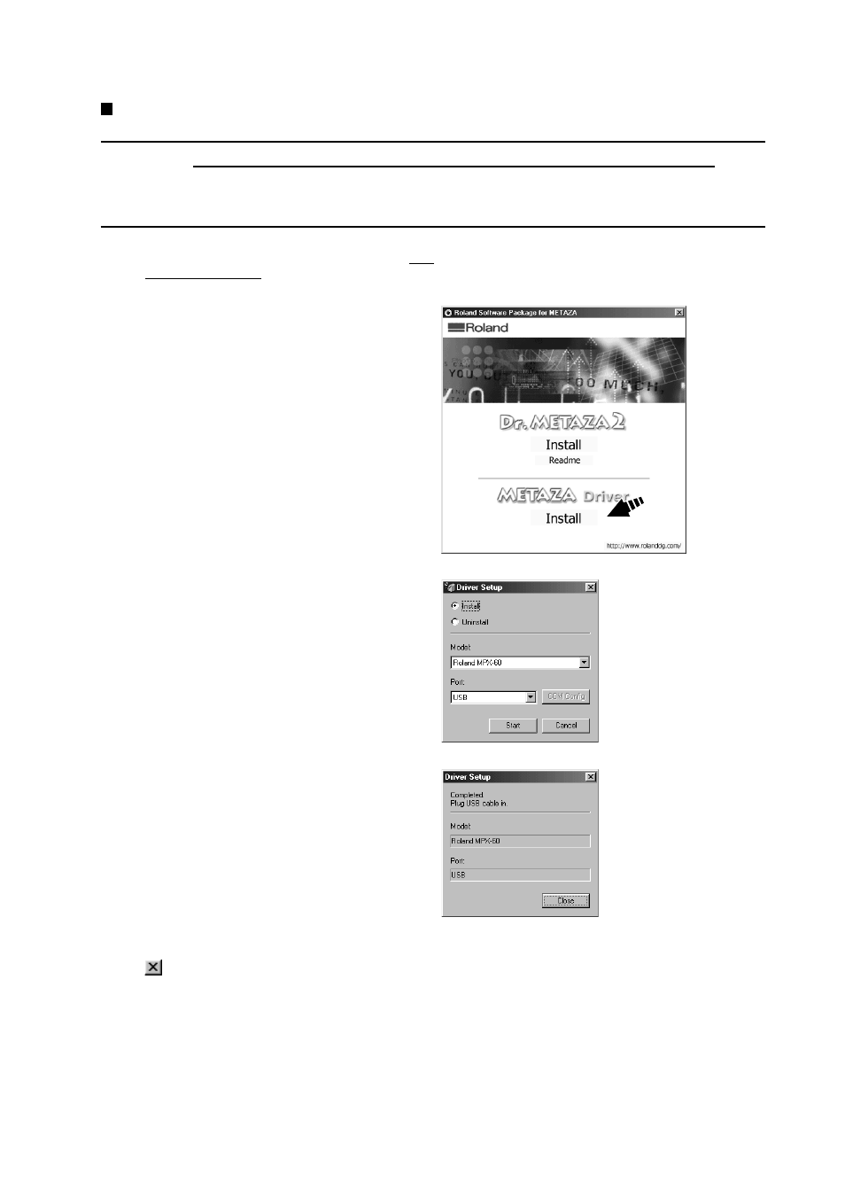 Roland Metaza M PX -60 User Manual | Page 17 / 68