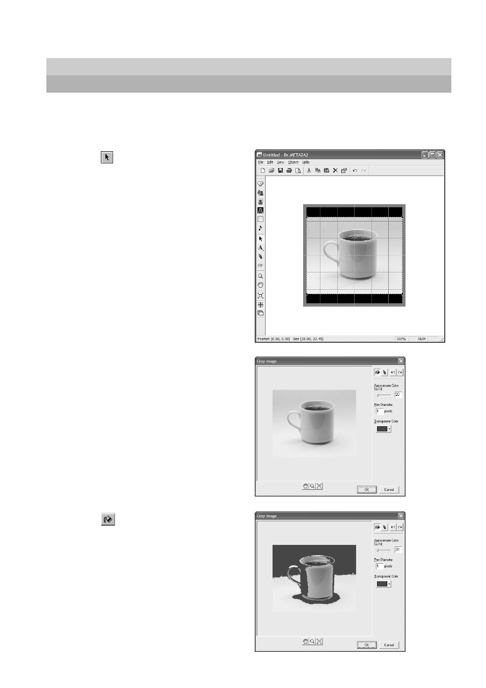 3 cropping only needed images | Roland Metaza M PX -60 User Manual | Page 45 / 68