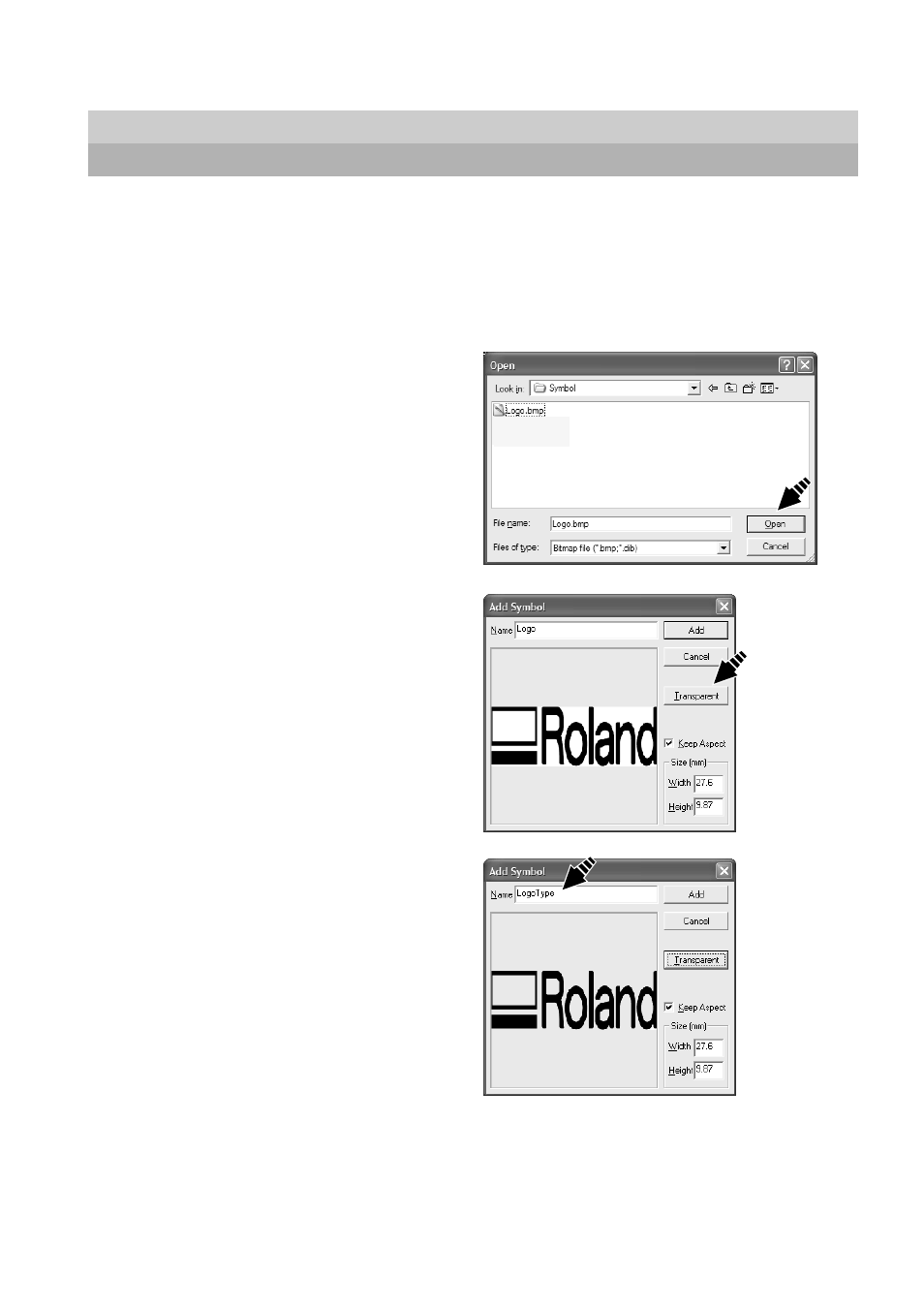 5 registering a frequently used image (symbol) | Roland Metaza M PX -60 User Manual | Page 49 / 68