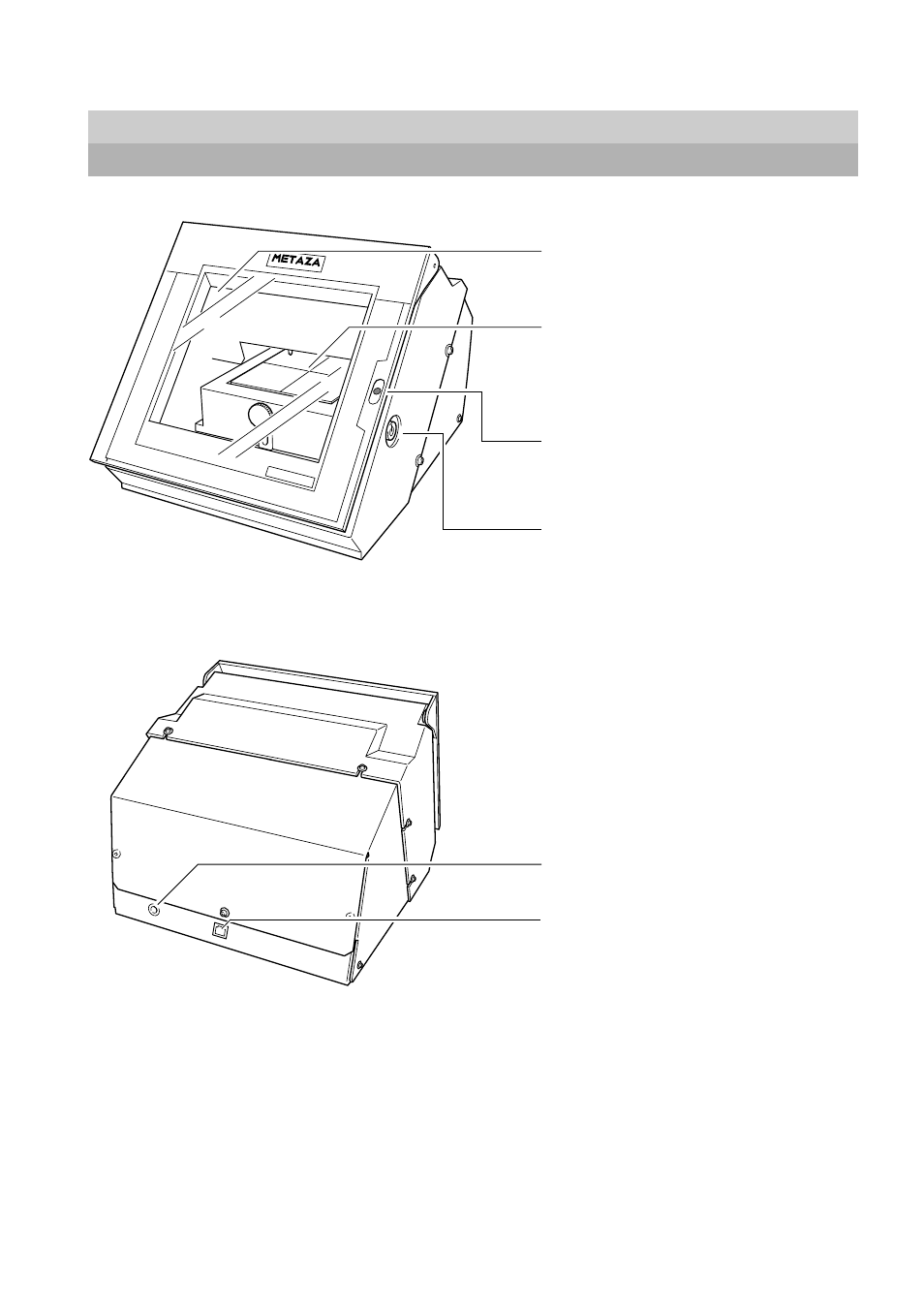 Part names | Roland Metaza M PX -60 User Manual | Page 9 / 68