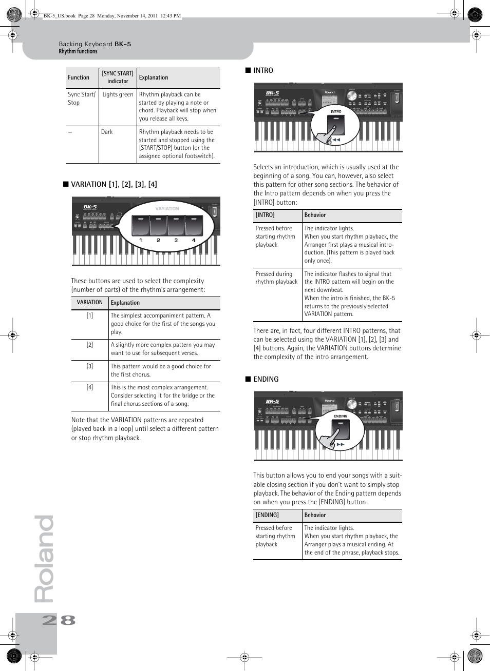 Roland Backing Keyboard BK-5 User Manual | Page 28 / 152