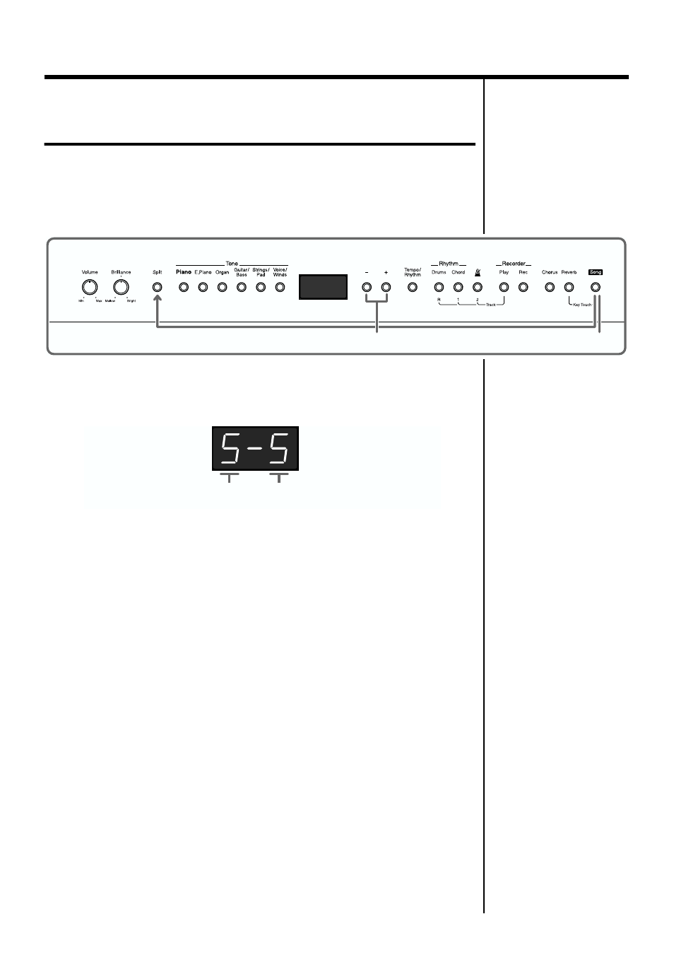 Changing the volume balance for dual play and, Split play | Roland FP-3 User Manual | Page 18 / 64