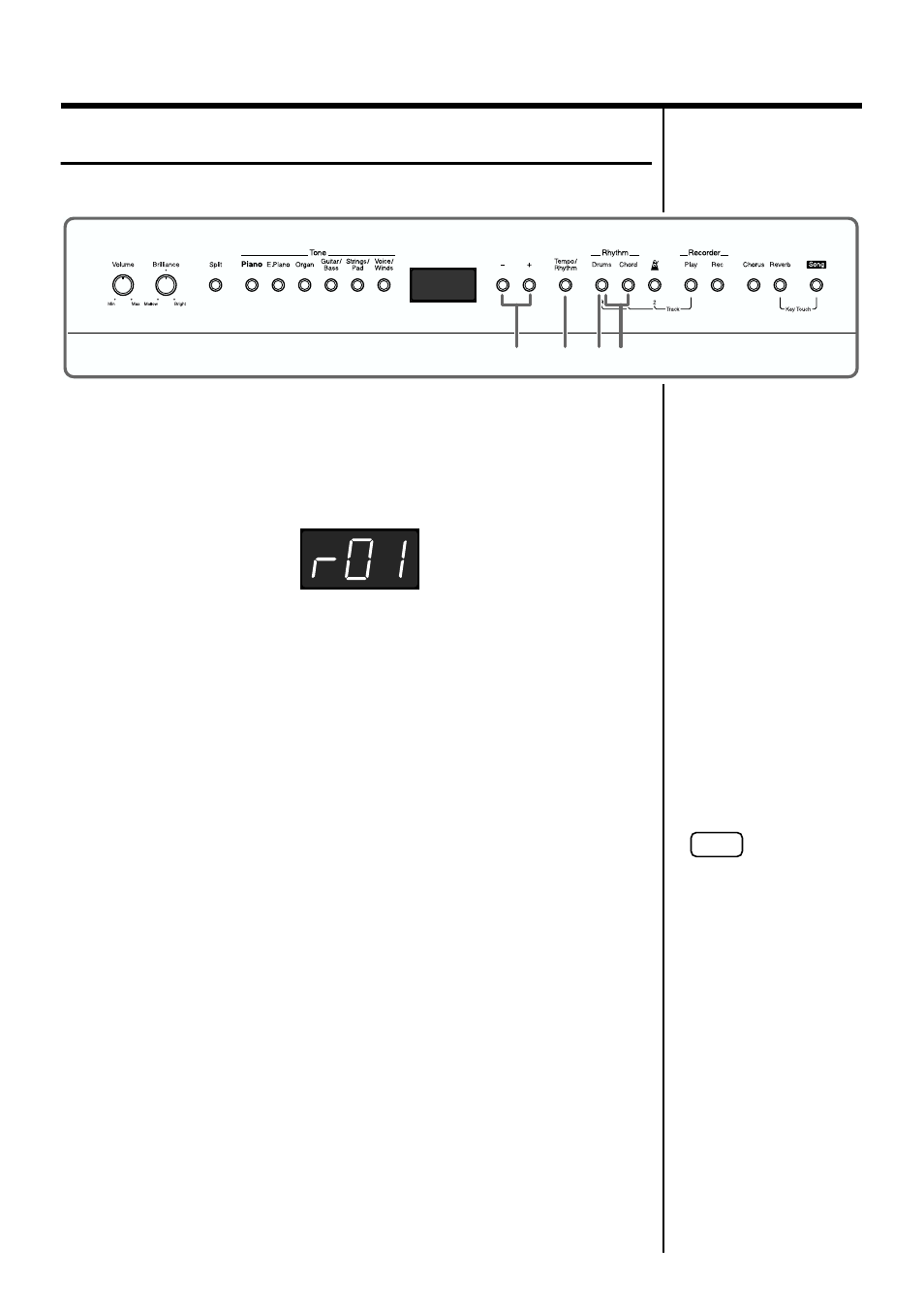 Selecting a rhythm, Changing rhythms as you perform | Roland FP-3 User Manual | Page 28 / 64
