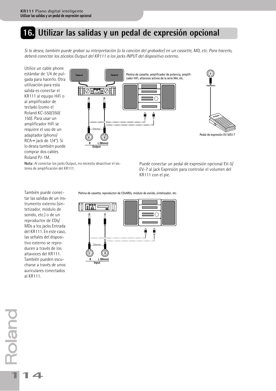 Roland KR111 User Manual | Page 116 / 186