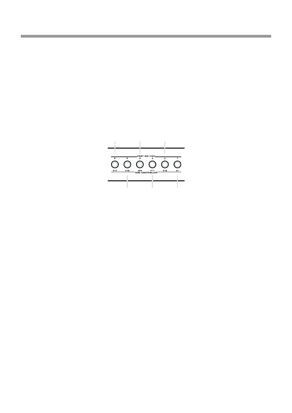 Using the expression pedal, Using the foot switch/expression pedal jacks, 13 using the expression pedal | Roland FC-200 User Manual | Page 13 / 48
