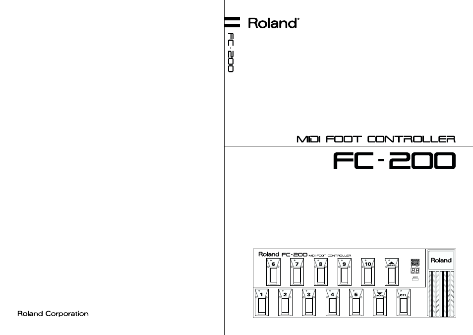 Owner's manual | Roland FC-200 User Manual | Page 48 / 48