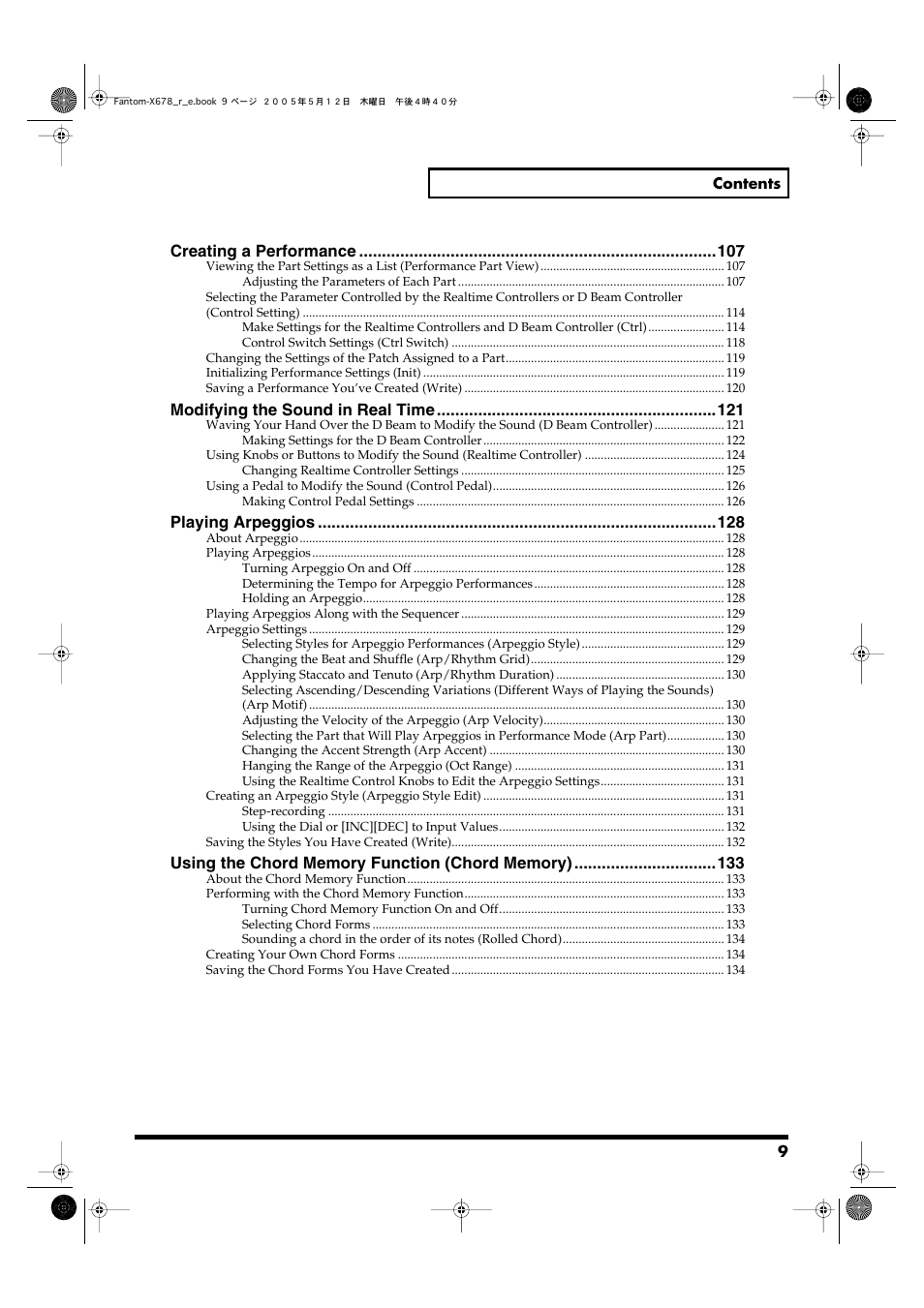 Roland Fantom-X7 User Manual | Page 9 / 348