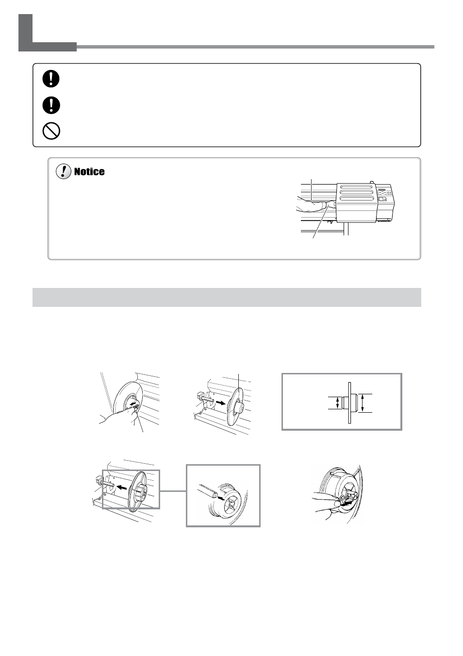 2 loading media, Loading roll media | Roland SJ-645EX User Manual | Page 38 / 117