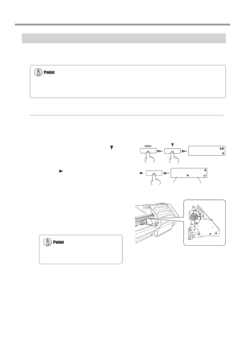 When loading thick media | Roland SJ-645EX User Manual | Page 43 / 117