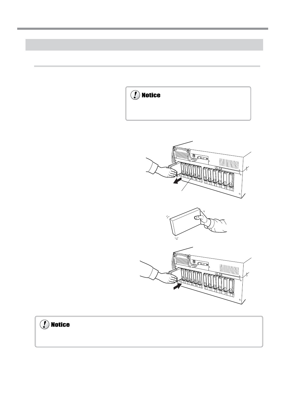 Replacing with new ink cartridges | Roland SJ-645EX User Manual | Page 55 / 117