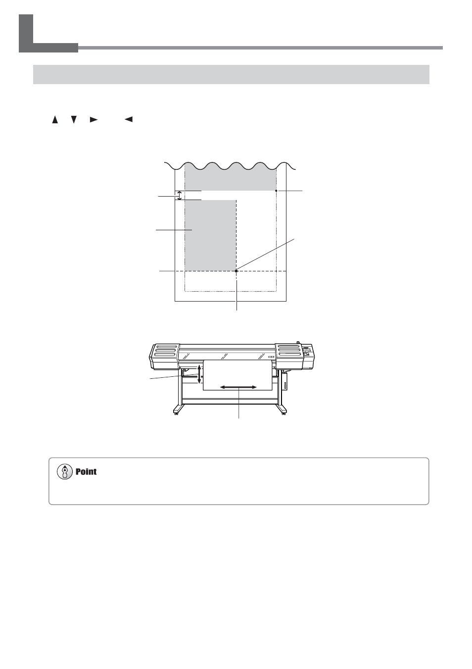 3 setting the location where printing starts, Setting the start location | Roland SJ-645EX User Manual | Page 58 / 117