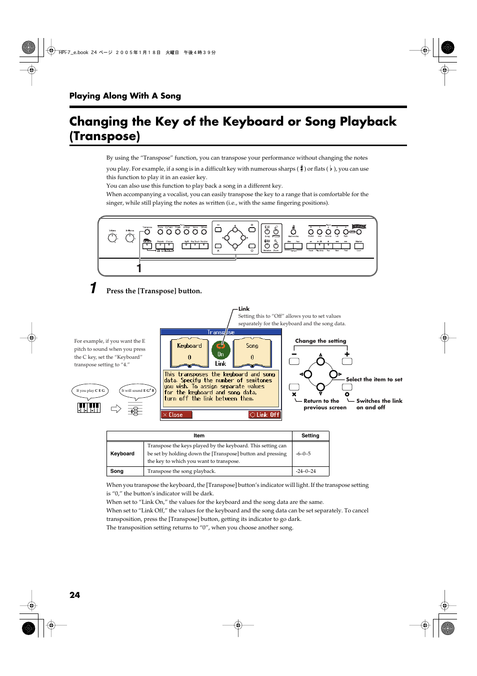P. 24) | Roland HPi-7LE User Manual | Page 24 / 84