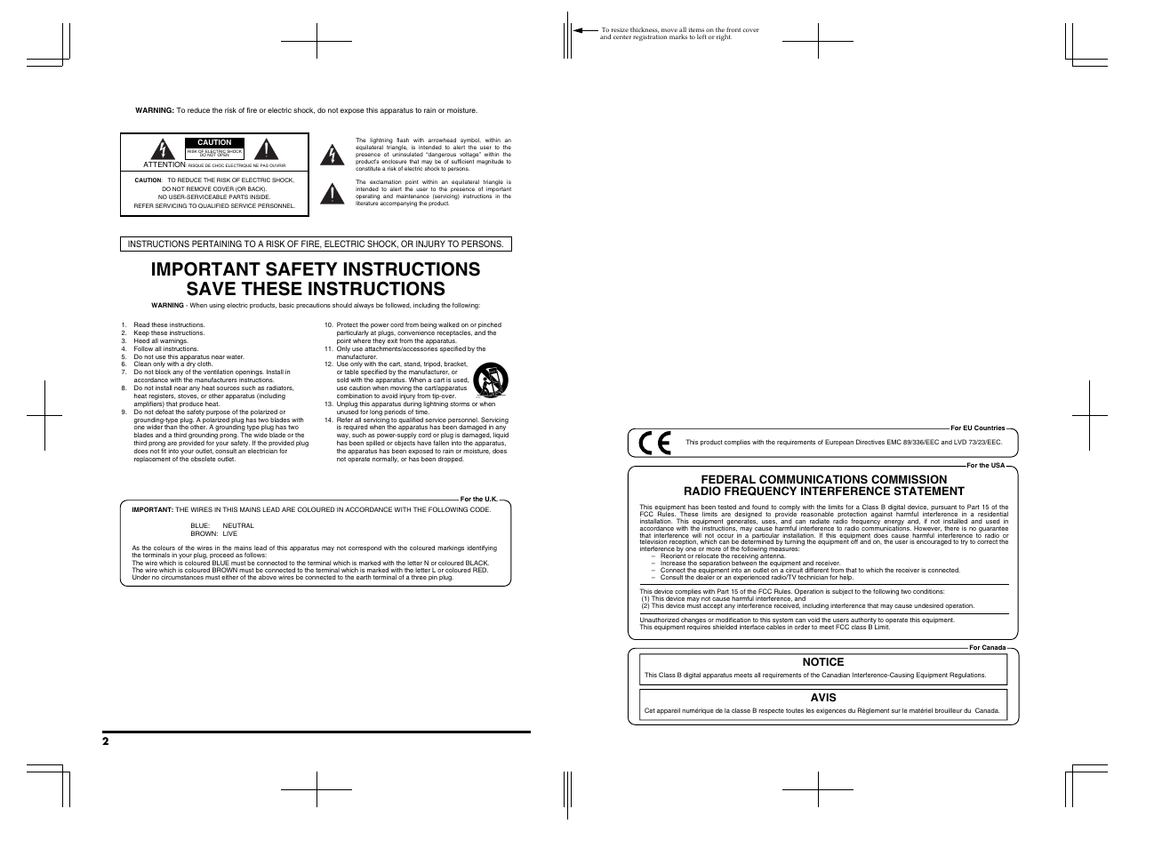 Notice avis | Roland HPi-7LE User Manual | Page 83 / 84