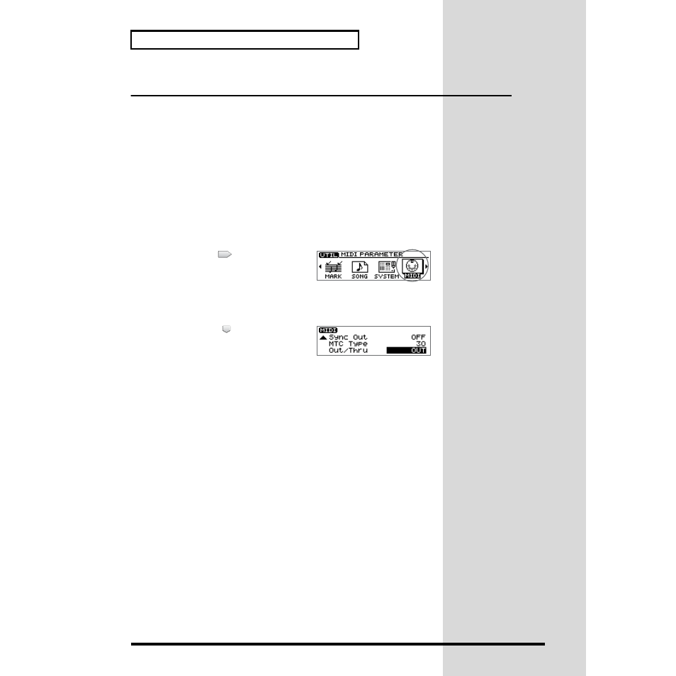 Switching midi out/thru | Roland CDX-1 User Manual | Page 152 / 252