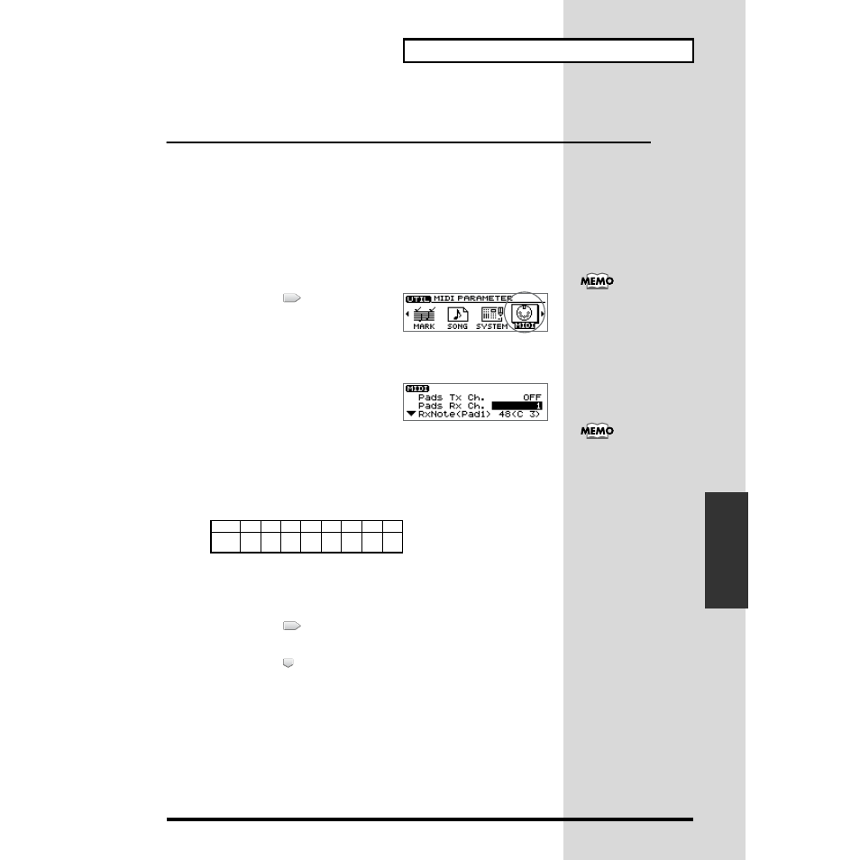 Play samples, Switch the pad bank, Play samples switch the pad bank | Roland CDX-1 User Manual | Page 153 / 252