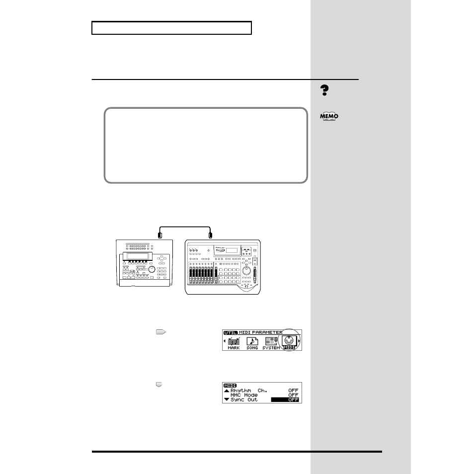Synchronized playback with the cdx-1 as the master, Using mtc (master), Using mtc (master)” (p. 154) | Roland CDX-1 User Manual | Page 154 / 252