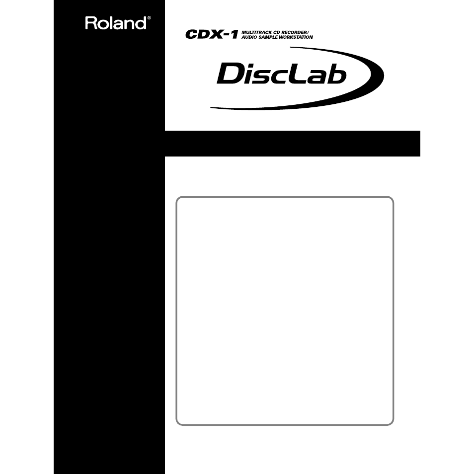 Roland CDX-1 User Manual | Page 229 / 252