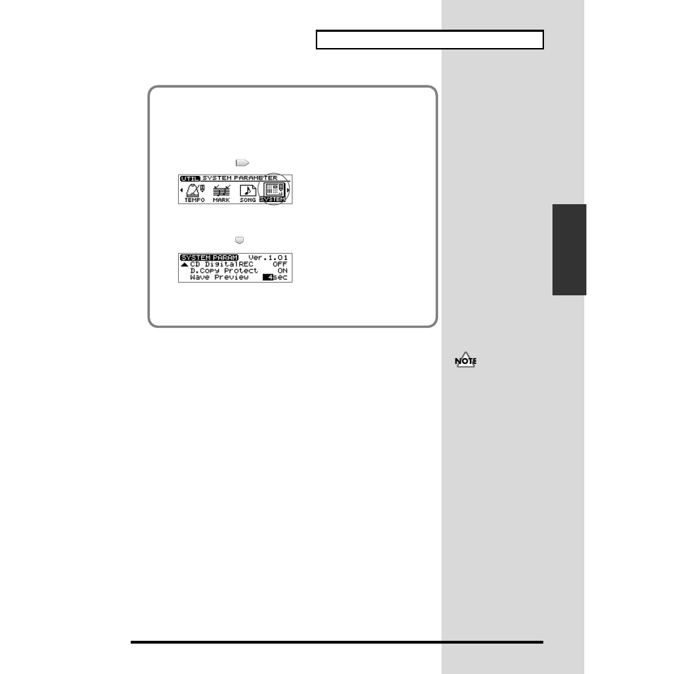 Using free audio sources from the internet, Wave files” (p. 59) | Roland CDX-1 User Manual | Page 59 / 252