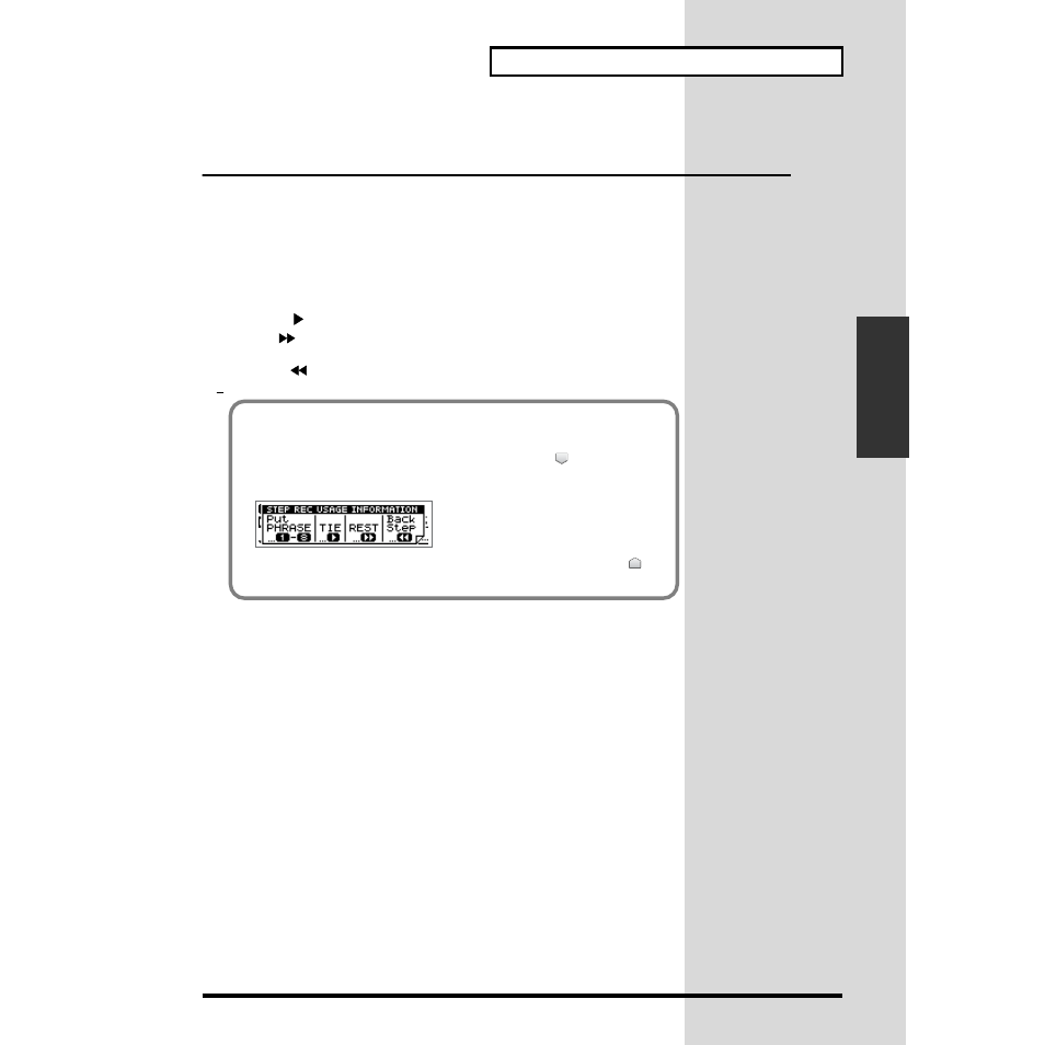 Button functions during step recording, Specified interval—step recording” (p. 93) | Roland CDX-1 User Manual | Page 93 / 252