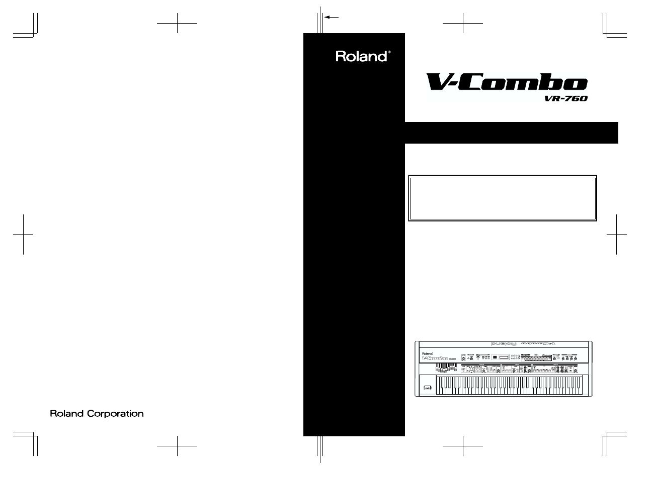 Roland VR-760 User Manual | 120 pages