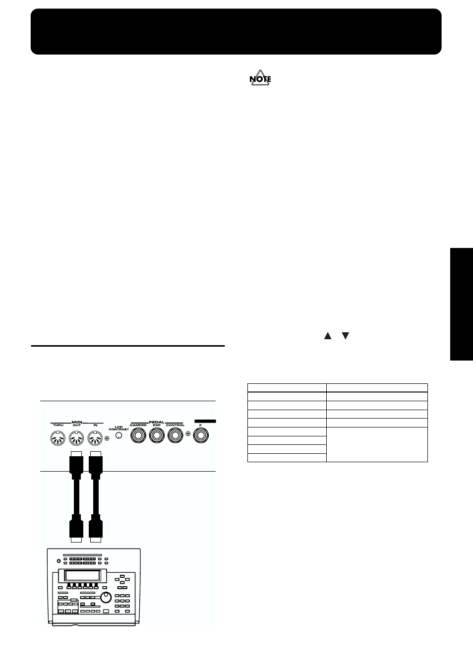 Connecting external midi devices, Connecting to external sequencer, Settings for recording | Roland VR-760 User Manual | Page 79 / 120