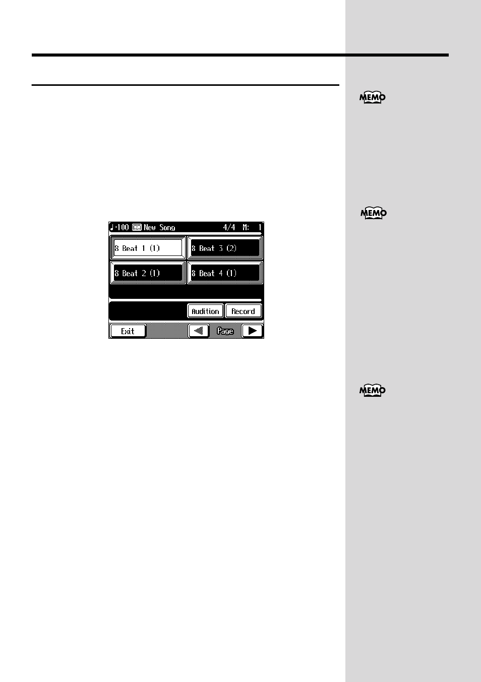 Creating a rhythm part with ease, Part (p. 108) | Roland KF-90 User Manual | Page 108 / 196