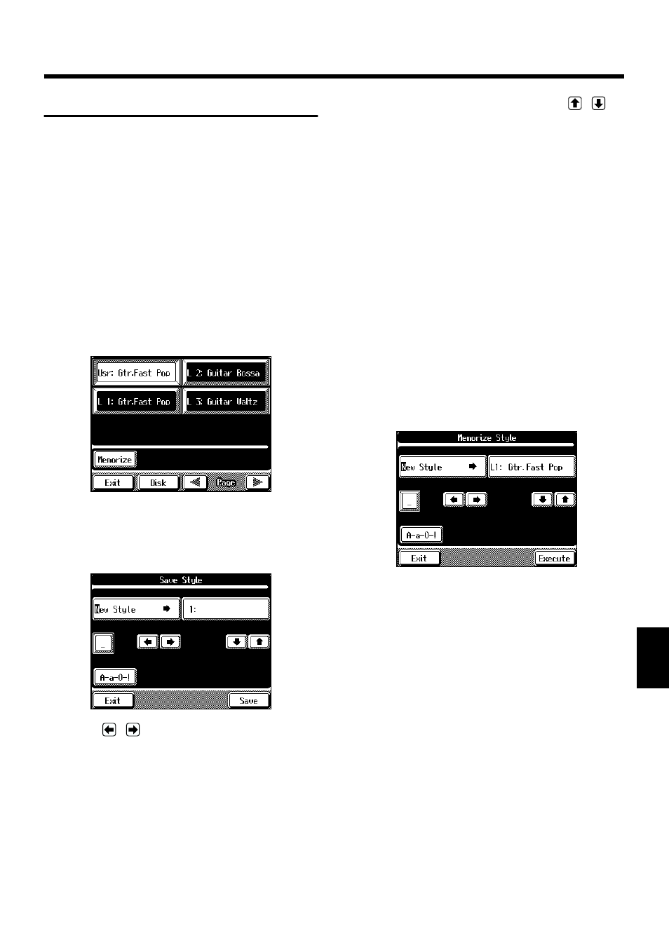 Saving a user style, Saving on the floppy disk, Saving on the [disk/user] button | As user styles saved on floppy disk (p. 137), Take a look at “saving a user style” (p. 137), Saving a user style” (p. 137), Internal memory (p. 137), 137 chapter 7 using other functions | Roland KF-90 User Manual | Page 137 / 196