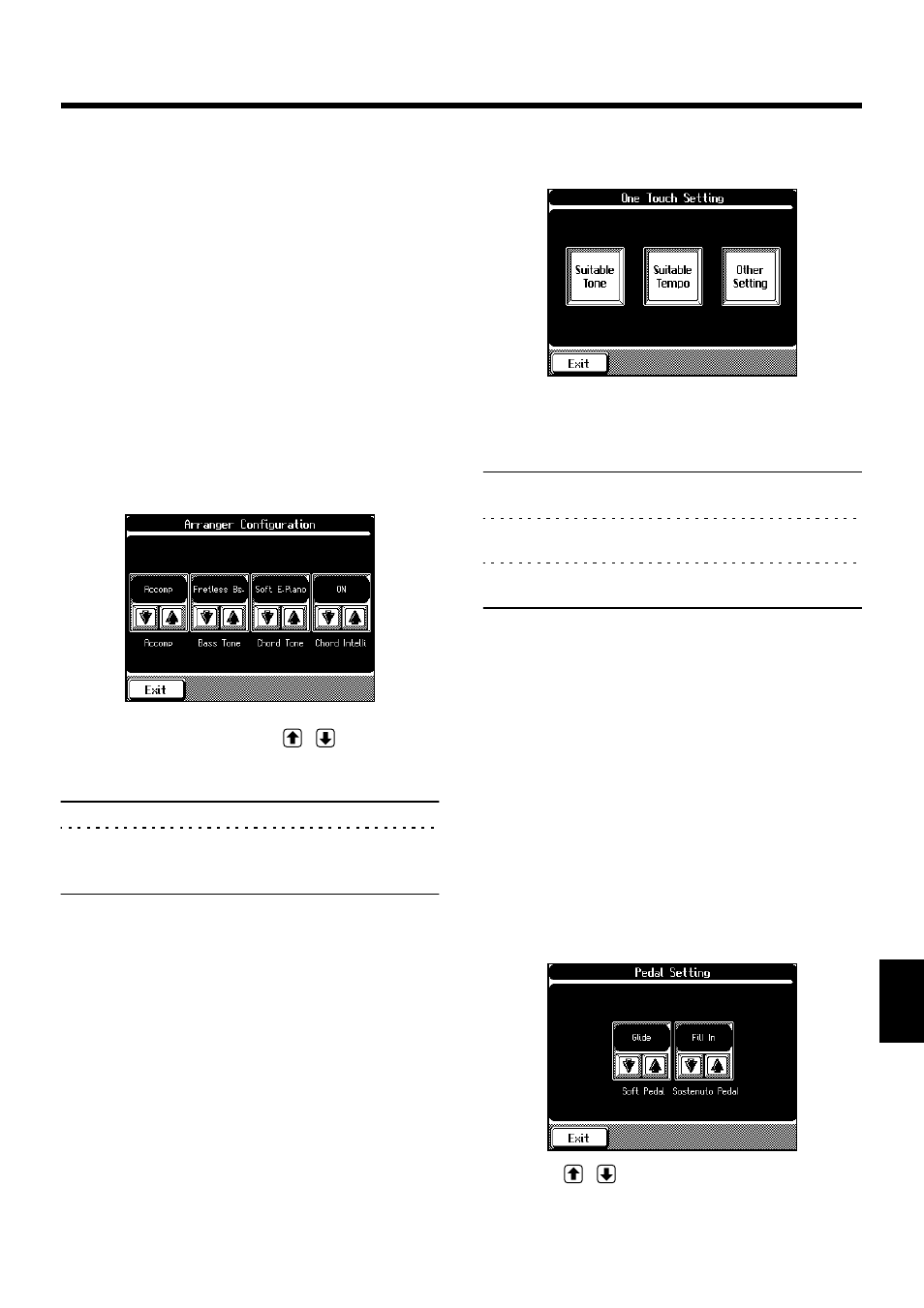 Canceling the chord intelligence function, Assigning functions to pedals, Assigning functions to pedals” (p. 147) | Song. see “assigning functions to pedals” (p. 147) | Roland KF-90 User Manual | Page 147 / 196