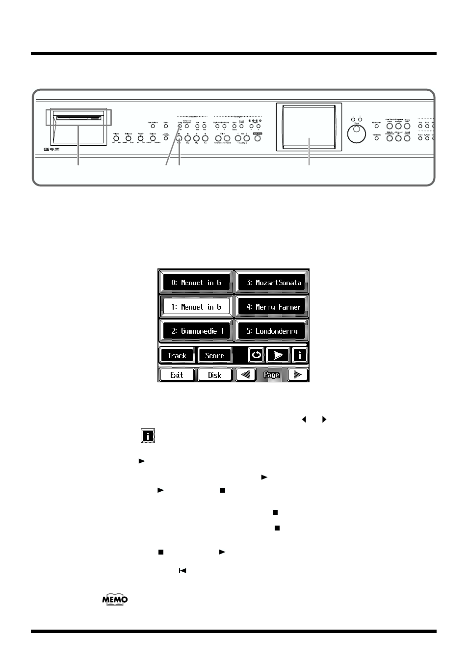 Playing back music files | Roland KF-90 User Manual | Page 40 / 196