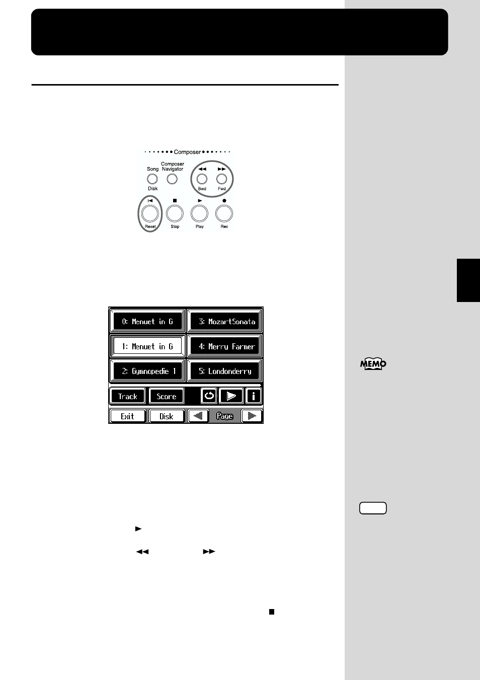 Chapter 3 some handy features, Playing back songs for practice | Roland KF-90 User Manual | Page 83 / 196