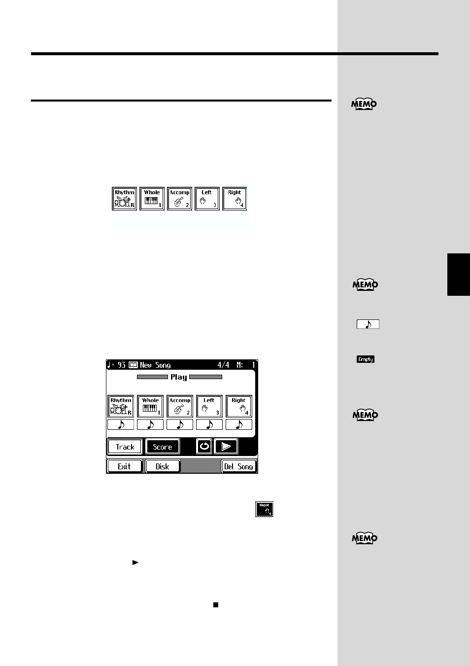 Preventing the part to be practiced from sounding | Roland KF-90 User Manual | Page 89 / 196