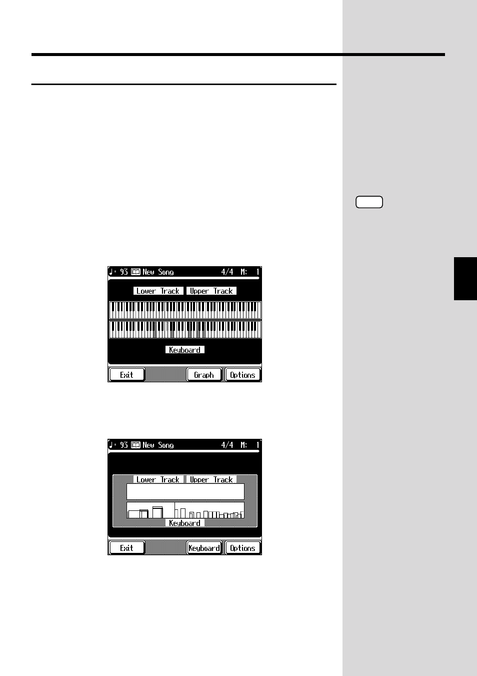 Checking your performance on screen | Roland KF-90 User Manual | Page 95 / 196