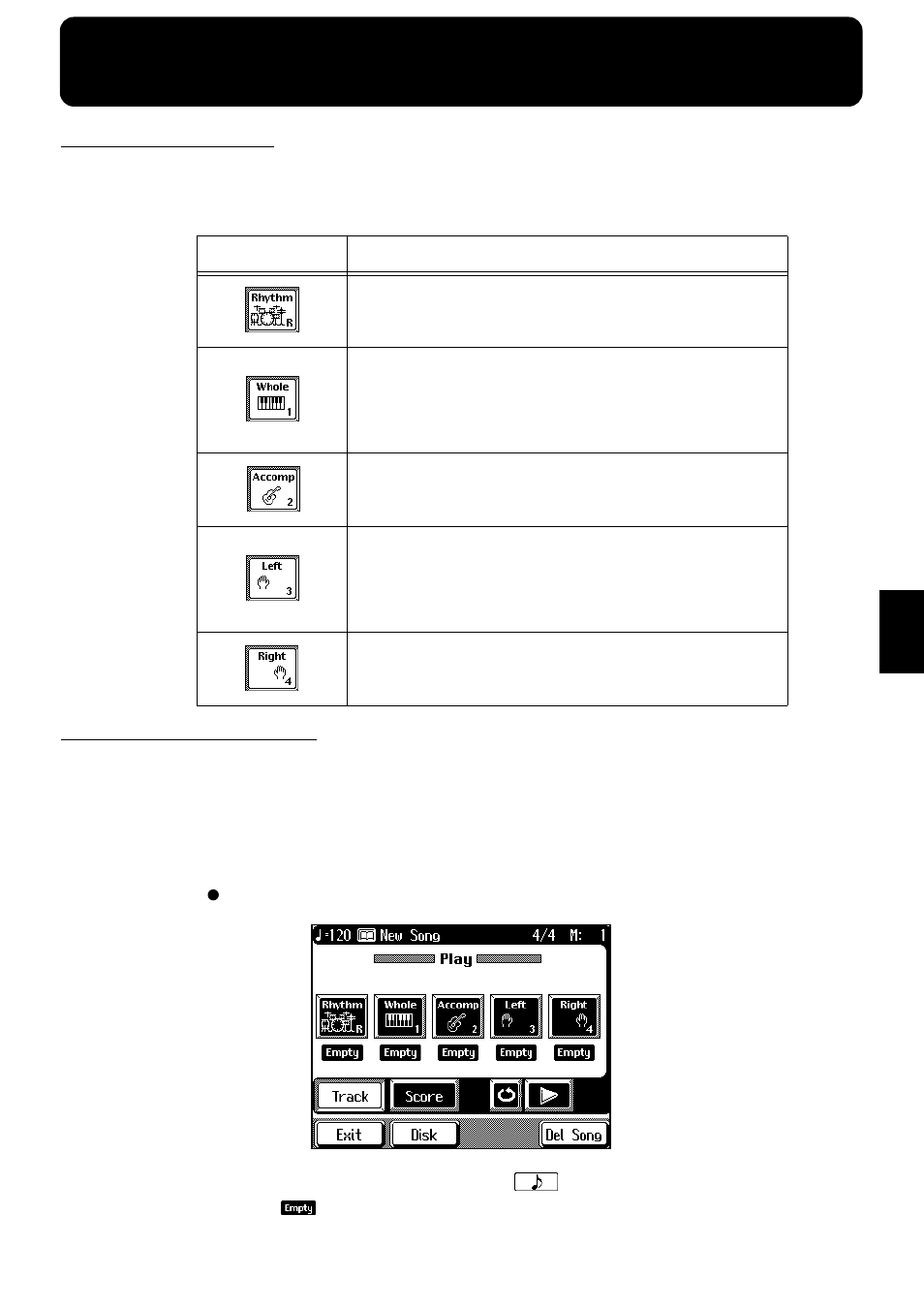 Chapter 4 recording and saving the performance | Roland KF-90 User Manual | Page 97 / 196