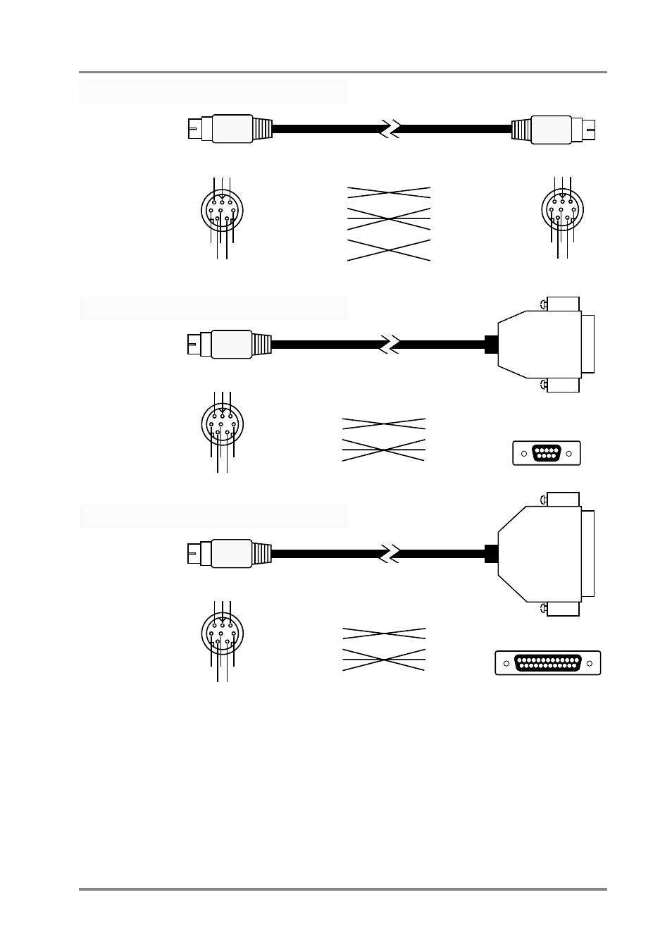 Computer cable wiring diagrams | Roland SC-88 Pro User Manual | Page 151 / 216