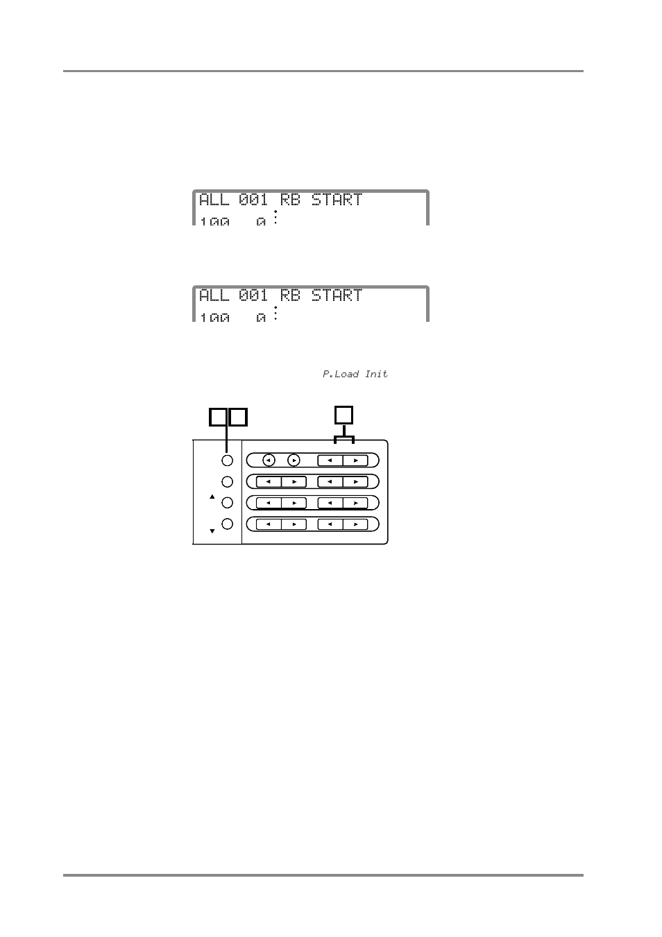 All 100 0, 001 rb start, Loading a patch | Roland SC-88 Pro User Manual | Page 42 / 216