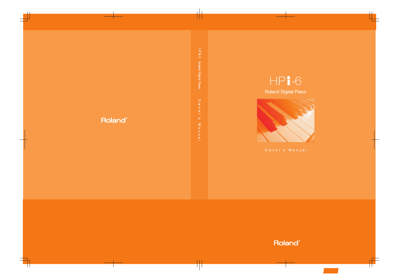 Roland HPi-6 User Manual | 124 pages