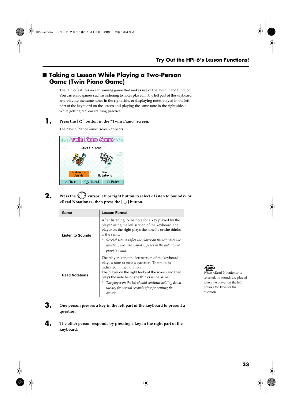 Roland HPi-6 User Manual | Page 33 / 124