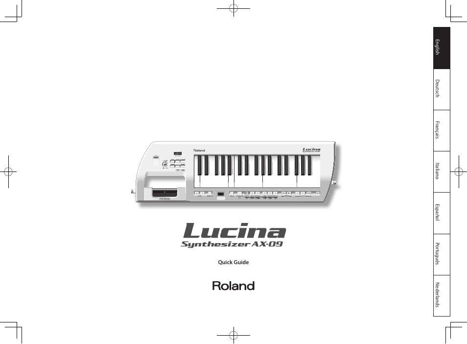Roland Lucina AX-09 User Manual | 12 pages