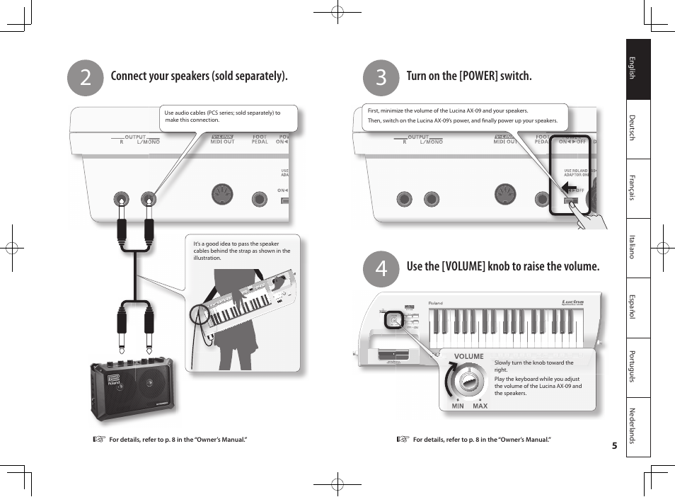 Roland Lucina AX-09 User Manual | Page 5 / 12
