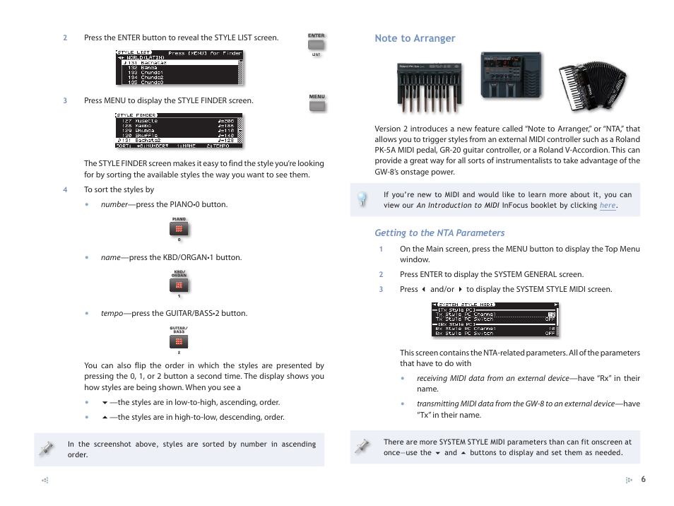 Roland GW-8 ReleaseNote 2 User Manual | Page 6 / 32