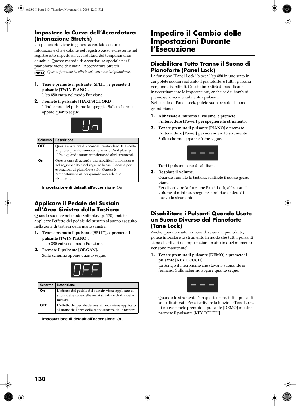 P. 130 | Roland EP-880 User Manual | Page 130 / 216