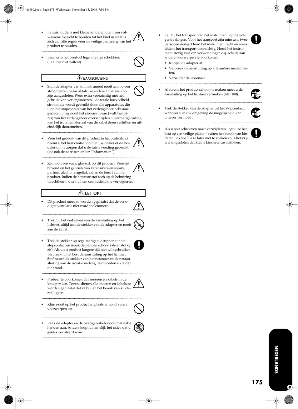 Roland EP-880 User Manual | Page 175 / 216