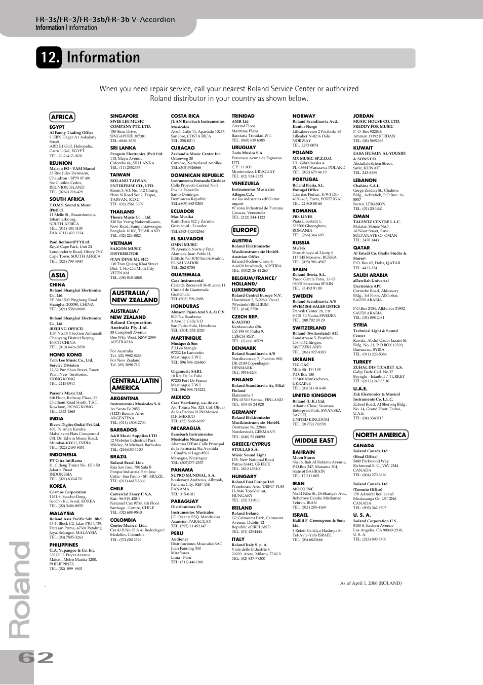 Information, Information | information, Fr-3s/fr-3/fr-3sb/fr-3b v-accordion | Roland FR-3sb User Manual | Page 62 / 66