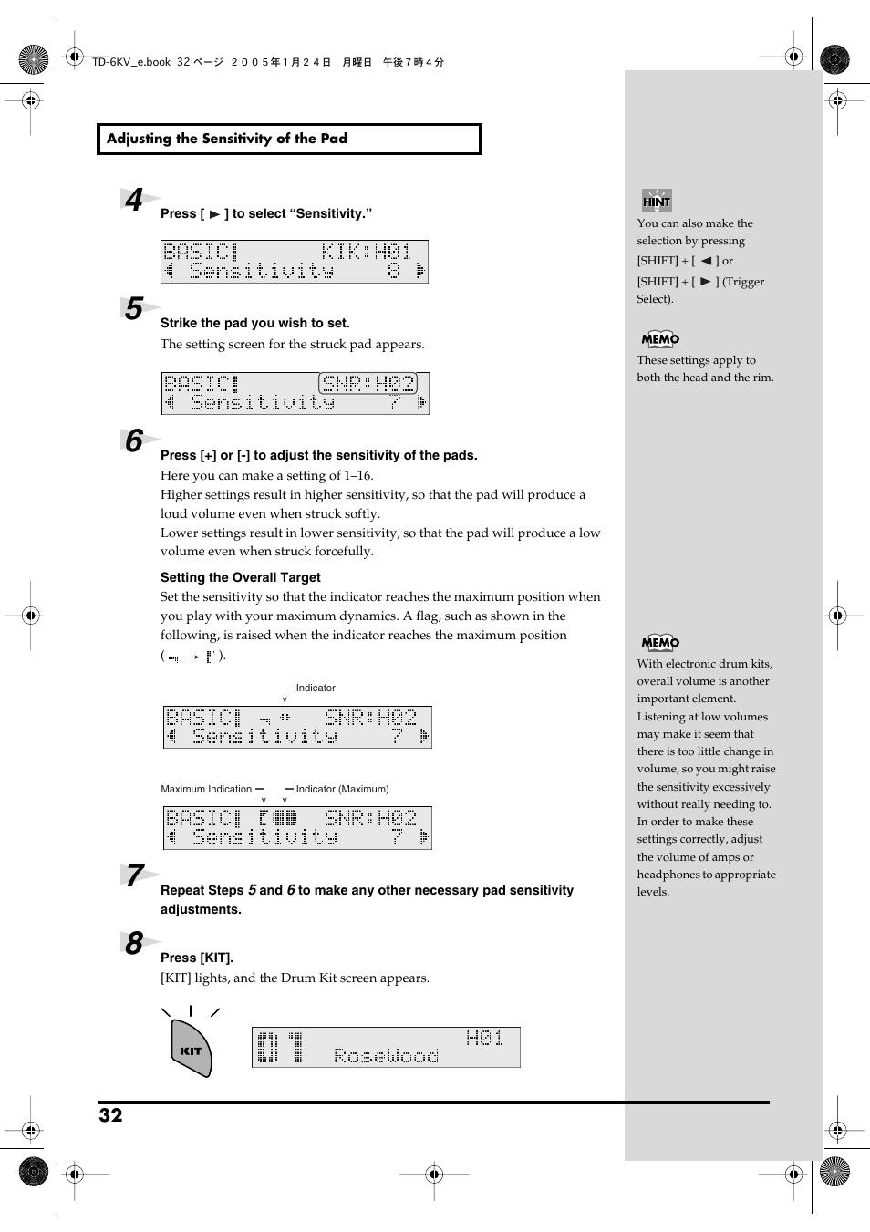 Roland TD-6V User Manual | Page 32 / 148