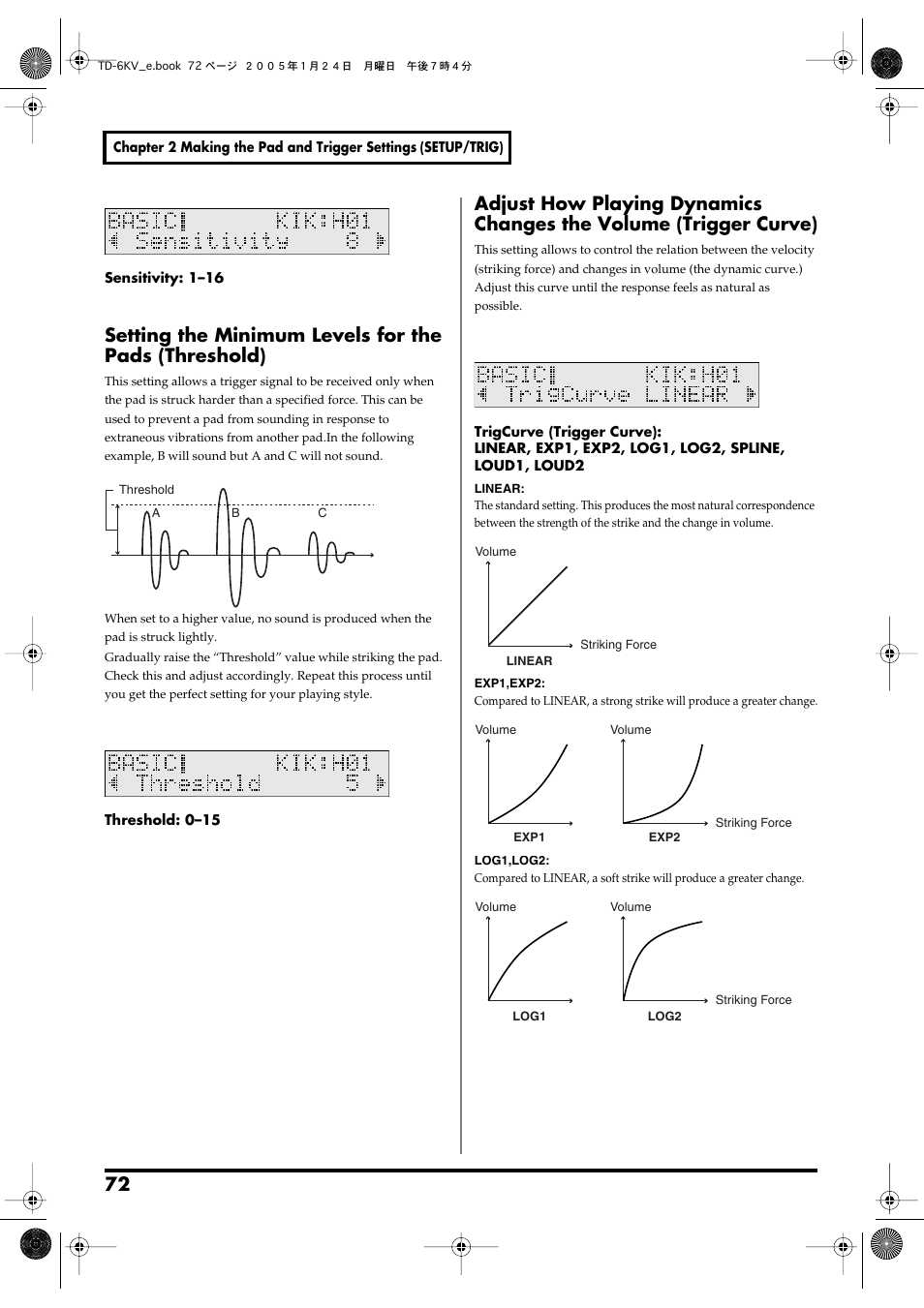 Roland TD-6V User Manual | Page 72 / 148