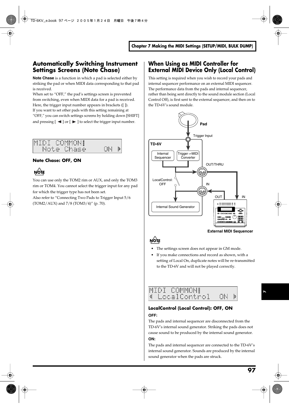 Roland TD-6V User Manual | Page 97 / 148