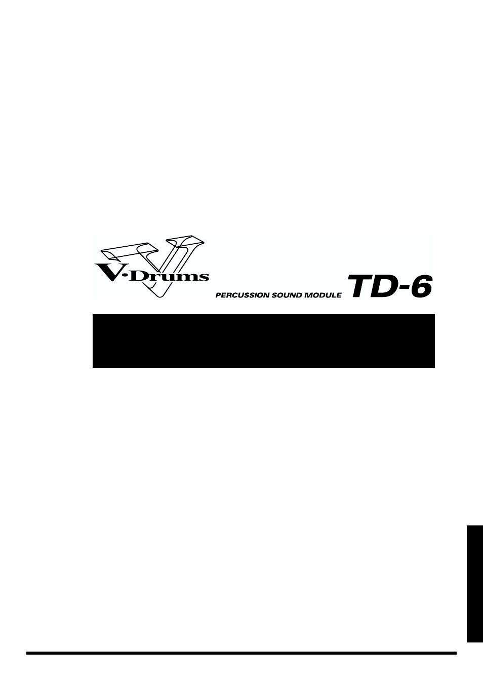 Appendices, Appendices (p. 109) | Roland TD-6 User Manual | Page 109 / 160
